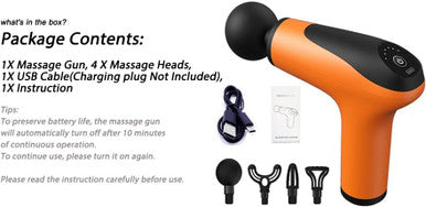 Massage Gun Mini, Massage Gun Deep Tissue, Handheld Muscle Gun, Precussion Massager For Back Pain Relief, Small & Portable & Lightweight, Type-C Charging, Full Body Relax For Men Women Travel