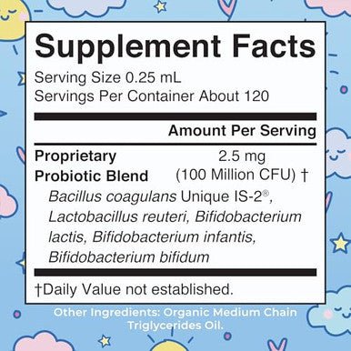 Maryruth'S Maryruth Organics Usda Organic Infant Liquid Probiotic Drops Baby Essentials Probiotics For Infants Baby Probiotic Drops Proprietary Probiotic Blend Vegan Non Gmo 125 Servings