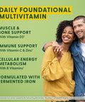 Megafood One Daily Multivitamin - Multivitamin For Women And Men - With Real Food - Immune Support Supplement - Vitamin C & Vitamin B - Bone Health - Energy Metabolism - Vegetarian, Non-Gmo - 30 Tabs