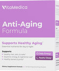Vitamedica Anti-Aging Formula 4-In-1 Health And Beauty Supplement Anti Aging Supplement For Women And Men Healthy Hair, Skin, And Nails Natural Energy & Restful Sleep 30 Am & Pm Packets