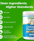 Orgain Hydrolyzed Collagen Peptides + Prebiotic & Probiotics Powder For Women & Men 20G Grass Fed Collagen 1 Billion Cfu Supports Digestive Hair Skin & Joint Health Nongmo Type I & Iii 1Lb