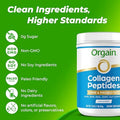 Orgain Hydrolyzed Collagen Peptides + Prebiotic & Probiotics Powder For Women & Men 20G Grass Fed Collagen 1 Billion Cfu Supports Digestive Hair Skin & Joint Health Nongmo Type I & Iii 1Lb