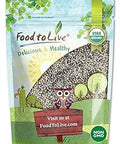 Food to Live Organic Superfood Cereal Topper, 1 Pound ÃƒÂ¢Ã¢â€šÂ¬Ã¢â‚¬Â with Non-GMO Hemp, Chia and Buckwheat Seeds, Non-Irradiated, Kosher, Vegan, No Added Sugar & Salt, Excellent Source of Omega-3, and Fiber, Bulk