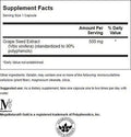 Swanson Grape Seed Extract (Standardized) 500 Milligrams 60 Capsules