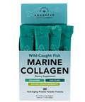 Amandean Marine Collagen Peptides Powder Stick Packs. Wild-Caught Fish. 30 Single Use Individual Packets. Hair Skin & Nails. Non-Gmo Zero Carbs Unflavored High Bioavailability