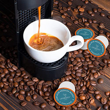 Lifeboost Medium Roast Low Acid Coffee K Cups Single Origin Mold Free Non GMO Organic Coffee Pods Compatible with Keurig and Keurig 2 Machines 10 Count