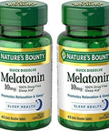 Nature'S Bounty Melatonin Quick Dissolve Tablet 45 Count (Pack Of 2)