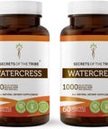 Secrets of the Tribe Watercress 2x60 Capsules, Made with Vegetable Capsules and Watercress (Nasturtium Officinale) Dried Herb (2x60 Capsules)