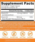 DoctorS Best Natural Vitamin K2 Mk7 Plus D3 Vit D3 And K2 Mk7 Supplement For Men and Women Supports Tissue Artery and Bone Health NonGmo Gluten Soy Vegetarian 60 Veg Caps