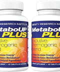 Lipozene Metaboup Plus 2 60 Ct Bottles Thermogenic Weight Loss Energy Booster Pills