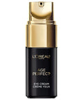 L'Oreal Paris Age Perfect Anti-Aging Under Eye Cream, Vitamin E, Antioxidants, Reduces Dark Circles, Puffiness, Age Perfect Cell Renewal, sensitive skin, Dermatologist Tested, Paraben Free, 0.5 fl oz