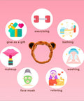 I Dew Care Face Wash Headband - Brown Bear + Tweeze The Day Bundle