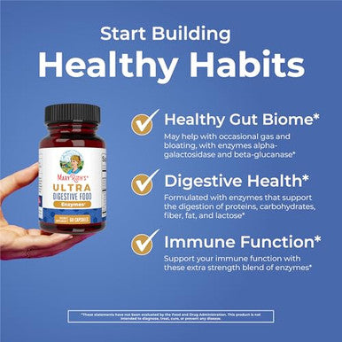 Maryruth's Ultra Digestive Enzymes 60 Count