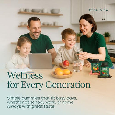 Etta Vita Everyday Debloat & Detox Sugar Fruits And Veggies Gummies