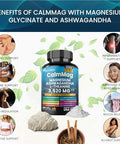 Best Magnesium Glycinate with Ashwagandha and LTheanine 14 in 1 Supplement 60 Capsules 3 Bottle
