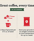 Seattle's Best Coffee Portside Blend Medium Roast Whole Bean Coffee | 12 Ounce Bags (Pack of 6)