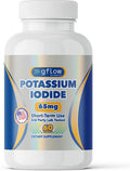Gflow Vitamins - Potassium Iodide 65 mg Per Serving - Dietary Supplement, Thyroid Support - 2 Months Supply - Non -GMO