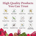 Vitalitown 10 in 1 Magnesium Complex 90 Caps and Vitalitown Organic Beet Root 60 Capsules 1300mg