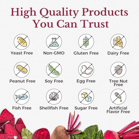 Vitalitown 10 in 1 Magnesium Complex 90 Caps and Vitalitown Organic Beet Root 60 Capsules 1300mg