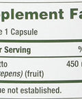 Nature's Bounty Saw Palmetto Capsules (450 Mg 250 Ea)