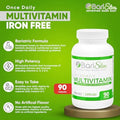 Barislim Once Daily Bariatric Multivitamin Capsule - Iron- Formula - Bariatric Vitamin And Supplement For Post Surgery, Including Gastric Bypass And Gastric Sleeve 90-Day Supply