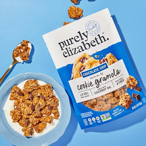 Purely Elizabeth Cookie Granola Choc Chip 11 OZ (Pack of 2)