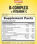 Sundance Complete BComplex with Vitamin C 100 Caplets Essential Vitamin Formula Vegetarian NonGMO and Gluten Free Formula