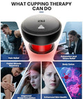 Eurpmask Choose The Color Of Europe Electric Cupping Kit For Massage Therapy With Remote Controller - 32 Levels Of Adjustable Suction & Heat Portable Cupping Therapy Set For Back Pain Relief Neck Muscle Soreness