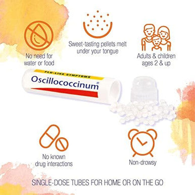 Boiron Oscilloccinum 12 Dose 0.04 Oz Each