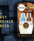 Febreze Fade Defy Plug Air Freshener & Odor Fighter Rainforest .87 Fl. Oz. Oil Refill 2 Count