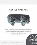 Homedics Gentle Touch Gel Cordless Neck & Body Massager With Heat, All-Over Body Use, Gel Nodes, Compact Design, Post-Workout Recovery, 50-Min Runtime, Inward And Outward Kneading, Removable Straps