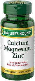 NatureS Bounty Calcium Magnesium Zinc 100 Count Pack Of 6