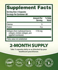 Multi Collagen Pills 1735Mg -180 Collagen Capsules (60 Servings) - Types I, Ii, Iii, V & X For Healthy Skin, Hair, Nails & Joint Support