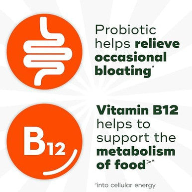 Align Probiotic Bloating Relief + Food Digestion Probiotics For Women And Men Probiotic Helps Soothe Occasional Bloating With Vitamin B12 To Help Break Down Food Into Cellular Energy60 Gummies