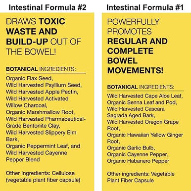 Dr Schulze's Intestinal Formula #2 And Intestinal Formula # 1 Capsules 8 Ounces
