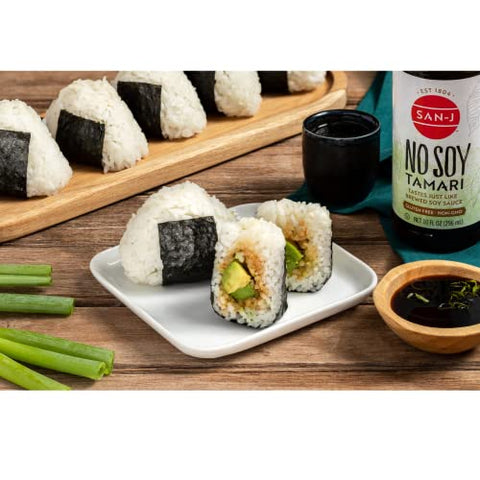 San-J - No Soy Tamari - Specially Brewed Soy Sauce Alternative - 10 oz. Bottles - 2 Pack