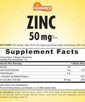 Sundance Zinc Gummies for Adults 50mg Mixed Berry Flavor Vegan NonGMO and Gluten Free Supplement