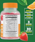 Lifeable Turmeric Curcumin Kids + Calcium Magnesium Kids Gummies Bundle Great Tasting Vitamin Supplement Gluten Gmo Chewable Gummy