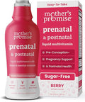 Mother'S Promise Prenatal & Postnatal Multivitamin For Women | Sugar Free Liquid Prenatal Vitamins For Women With Folate Choline & Organic Fruits For Preconception Pregnancy & Nursing | Vegan