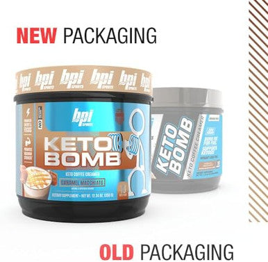 Bpi Sports Keto Bomb Promotes Energy Hydration And Fat Loss Mct And Electrolytes Sugar With Calcium French Vanilla Latte 18 Servings