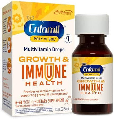 Enfamil Polyvisol Liquid Multivitamin Drops Supports Growth & Immune Health 50Ml BottleÃ¢â‚¬â€¹