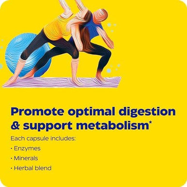 Enzymedica Phbasic Includes Digestive Enzymes Nutrients & Herbs Supports Healthy Digestion & Ph Balance 120 Count