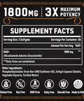 1800 Mg Liposomal Nad Supplement, Nad+ Supplement Similar To Nicotinamide Riboside, 98% Pure Nad Plus Supplement For Energy Booster & Cellular Repair For Men & Women, Non-Gmo, 60 Softgels