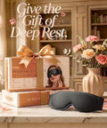 Focbeo Weighted Eye Mask For Sleeping - 100% Blackout Sleep Mask For Women & Men 3D Contoured Eye Mask For Lash Extensions Zero Eye Pressure Memory Foam Adjustable Strap For Airplane Travel & Meditation
