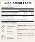 Micro Ingredients Red Yeast Rice With Coq10 1200Mg 240 Veggie Capsules Cholesterol Support & Heart Health Supplements 4-In-1 With Flush Free Niacin & Fat Soluble Vitamin C Filler Free Non-Gmo