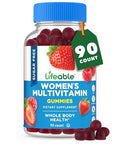 Lifeable Sugar Free Womens Multivitamin Gummy with Iron and 18 Essential Vitamins and Minerals Great Tasting Multivitamin for Women Gummies 90 Gummies