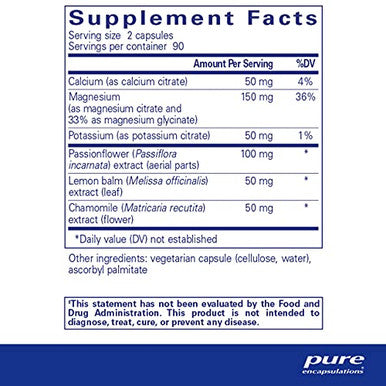 Pure Encapsulations Muscle Cramp/Tension Formula 180 vcaps