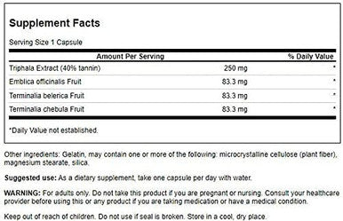 Swanson Triphala (Standardized) 250 Milligrams 120 Capsules