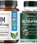 Smnutrition Sulforaphane Complex With 200Mg Dim Supplement For Enhanced Estrogen Balance For Women Advanced Microbeadlet Technology Hormone Balance (60 Servings) With Diindolylmethane Capsules (120 Servings)