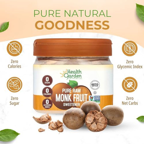 Raw Monk Fruit 3 oz Jar